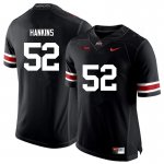 Men's Ohio State Buckeyes #52 Johnathan Hankins Black Nike NCAA College Football Jersey New Year EOG7344UZ